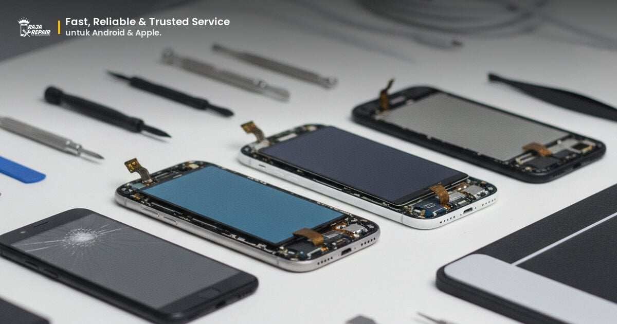 Estimasi Biaya Ganti LCD HP Berbagai Merek: Panduan Lengkap dari Raja Repair