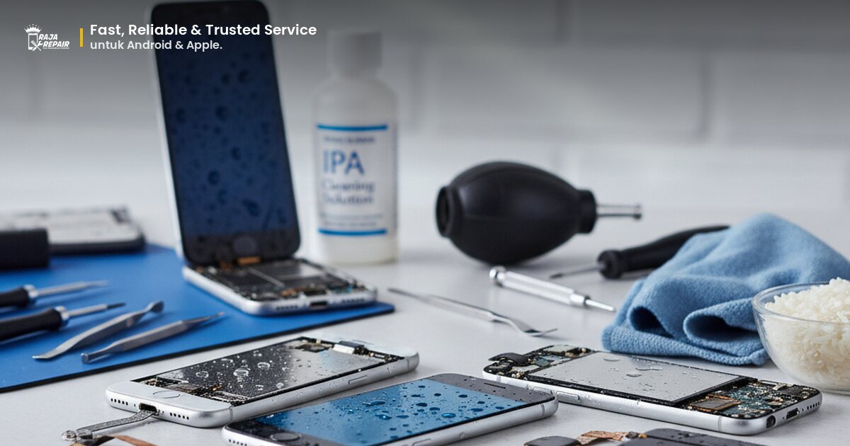 HP Jatuh ke Air? Lakukan Ini Sebelum Membawanya ke Service Center